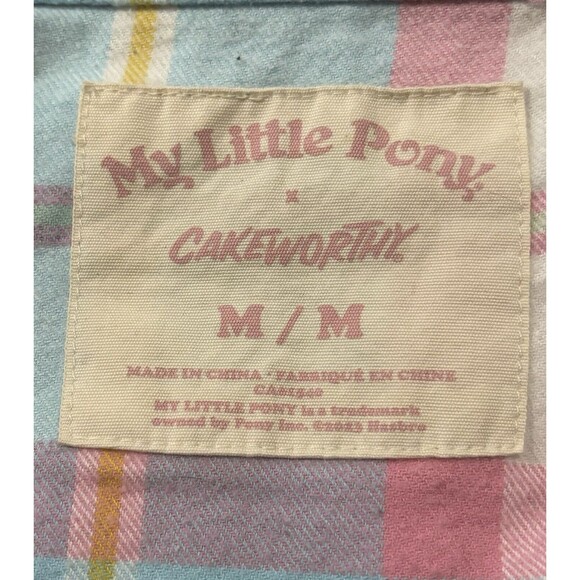 Cakeworthy Women's M Flannel Shirt Button Front My Little Pony Pegasus - Picture 7 of 7
